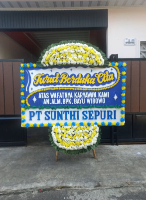 Papan Bunga Duka di Bandar Pasir Mandoge